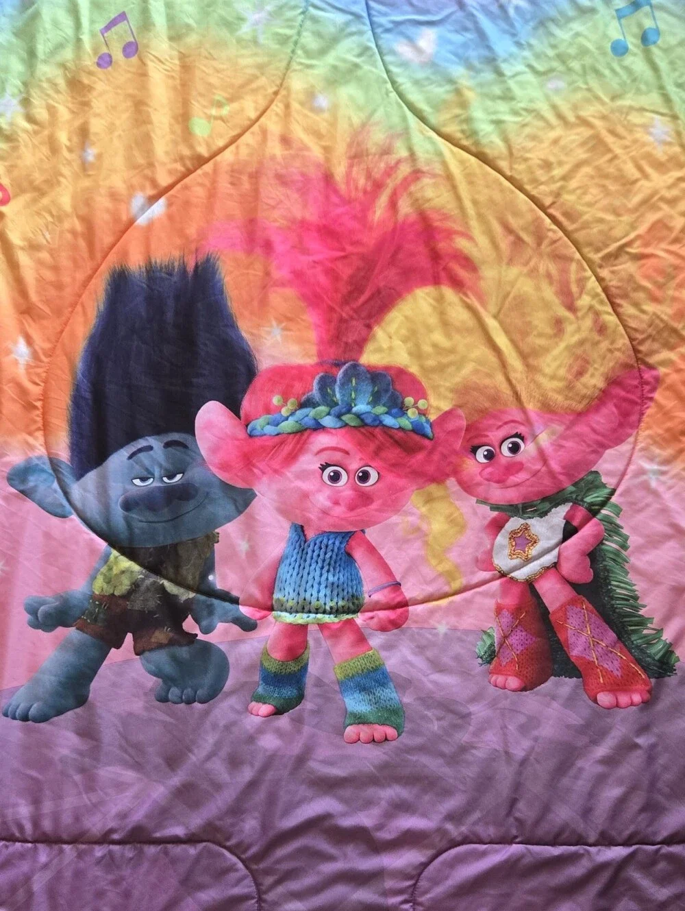 DreamWorks Trolls Band Together Reversible Twin / Full Comforter